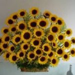 CANASTA CON GIRASOLES