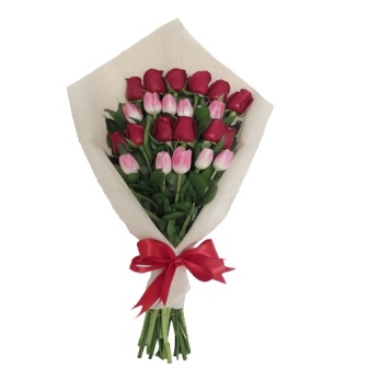 Ramo de Tulipanes con Rosas