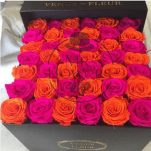 Caja con 36 Rosas Mixtas