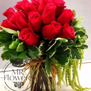 18 Rosas con Amaranto
