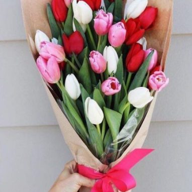 Ramo con 30 Tulipanes Mixtos