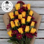 Ramo con 18 Rosas Amarillas