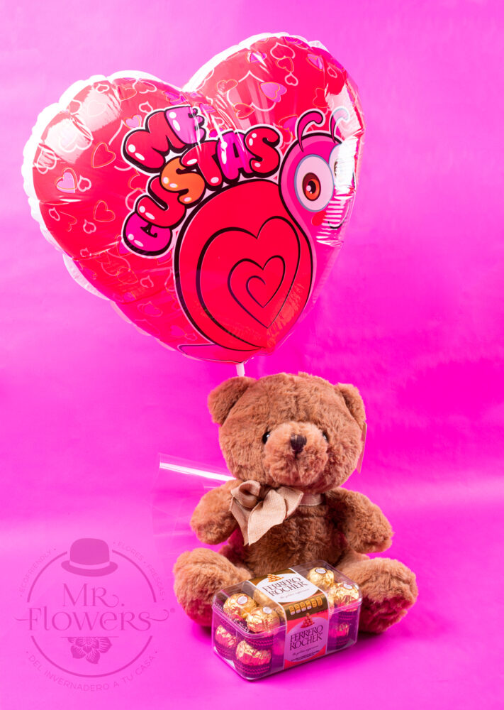 Oso, Globo y Chocolates Oso, Globo y Chocolates